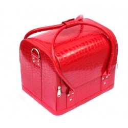 Geanta produse makeup/manichiura/frizerie # rosu